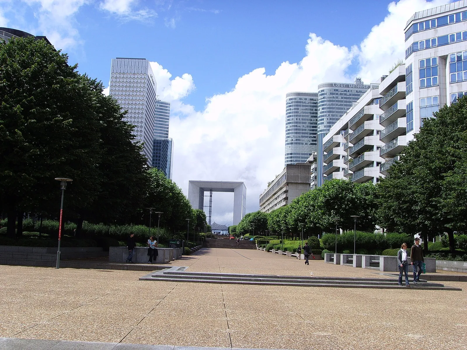 Le quartier d'affaires de La Défense (illustration)