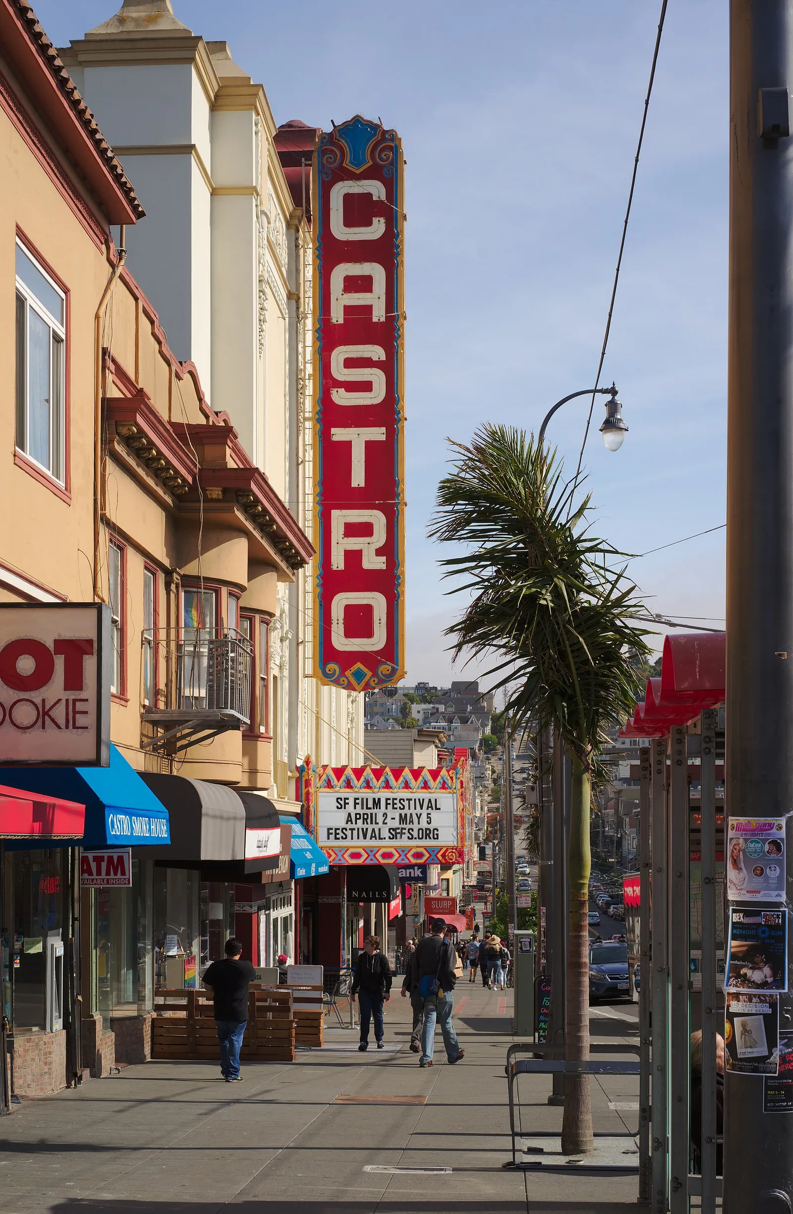 La façade du Castro Theatre, salle de cinéma historique de San Francisco