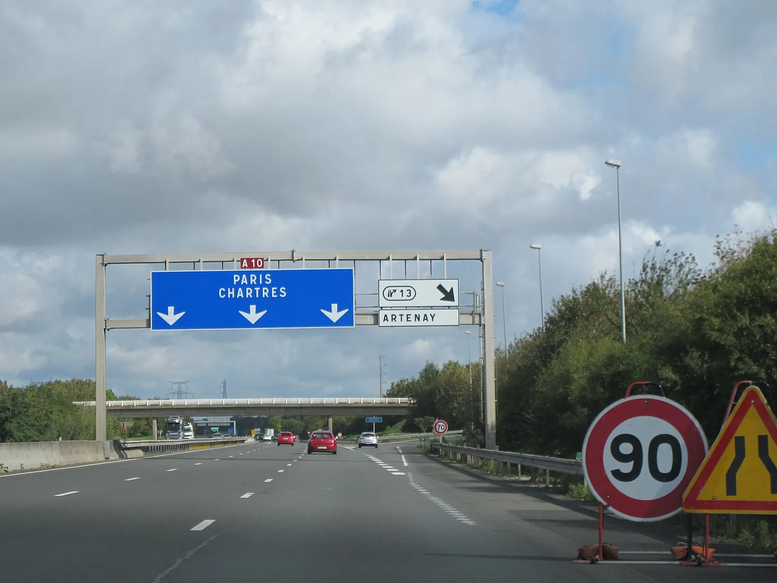 Circulation sur l'autoroute A10