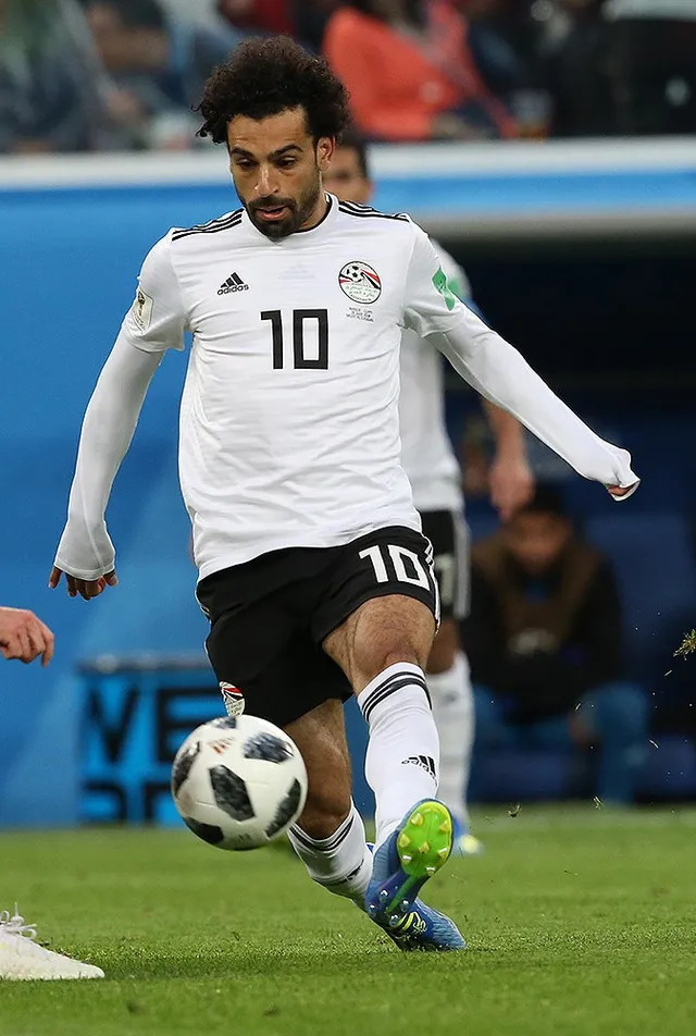 Mohamed Salah, attaquant de l'Égypte (archives)
