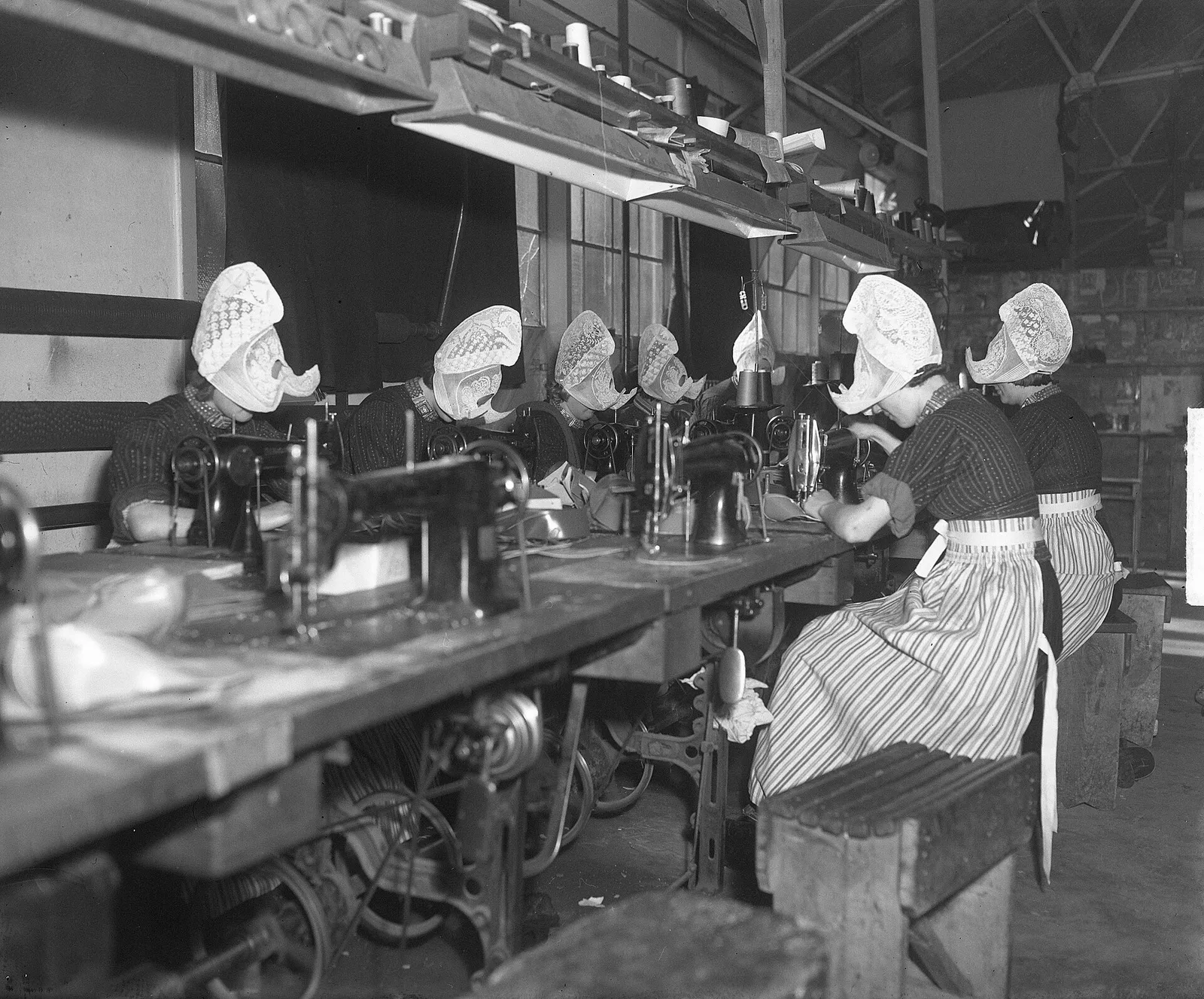 Un atelier de couture textile (illustration)