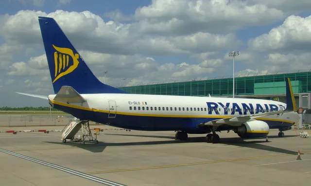 Un avion de Ryanair