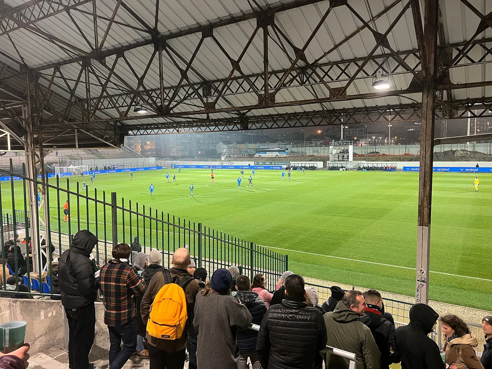 Match du Red Star FC au stade Bauer, à Saint-Ouen