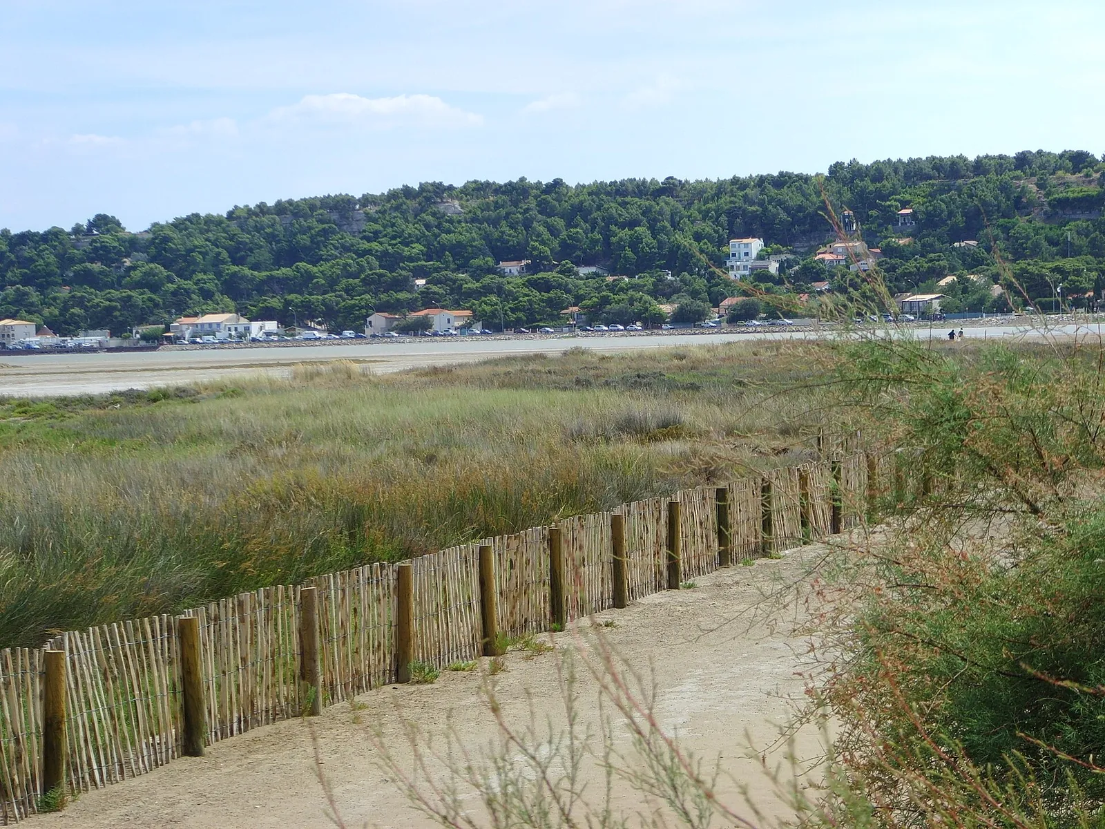 Une plage du littoral méditerranéen français (illustration)