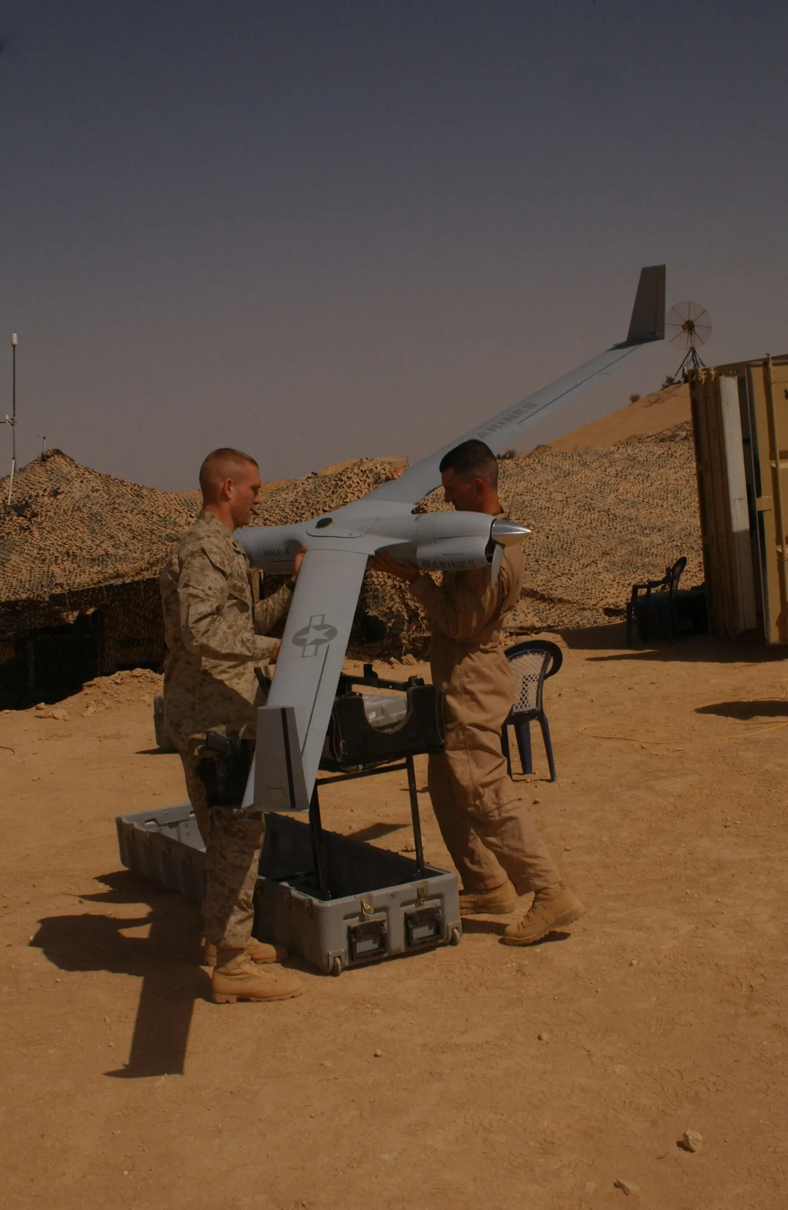 Drone militaire (illustration)