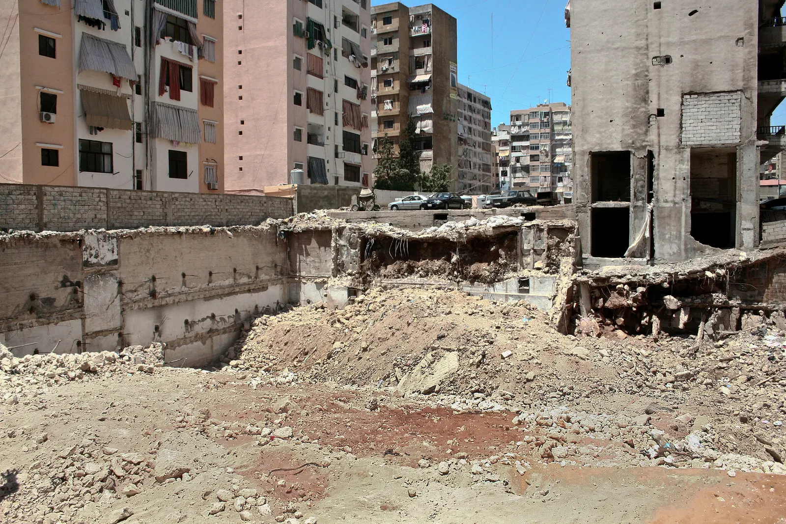 Bâtiments de la banlieue sud de Beyrouth (illustration)