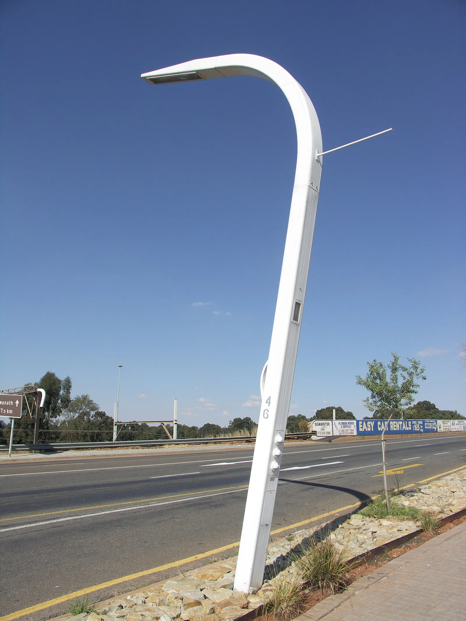Une rue de Johannesburg (illustration)