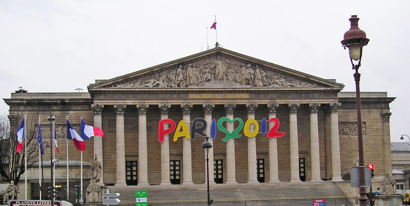 Le Palais Bourbon, à Paris (illustration)