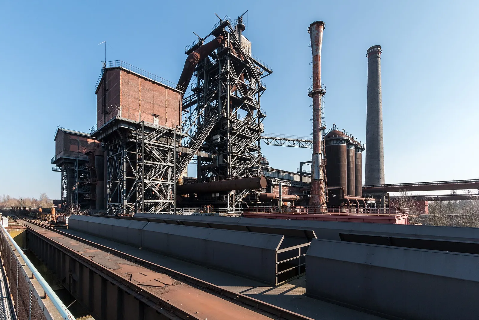 Le haut fourneau 2 du Landschaftspark Duisburg-Nord