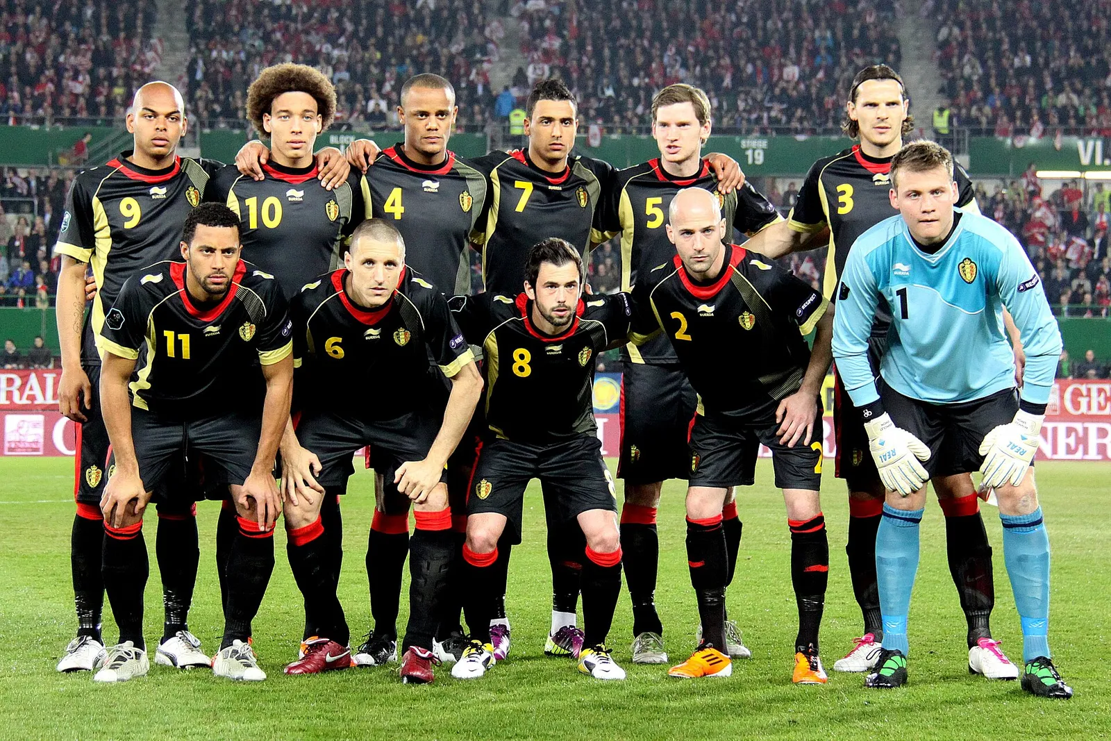 L'équipe nationale de Belgique de football (archives)