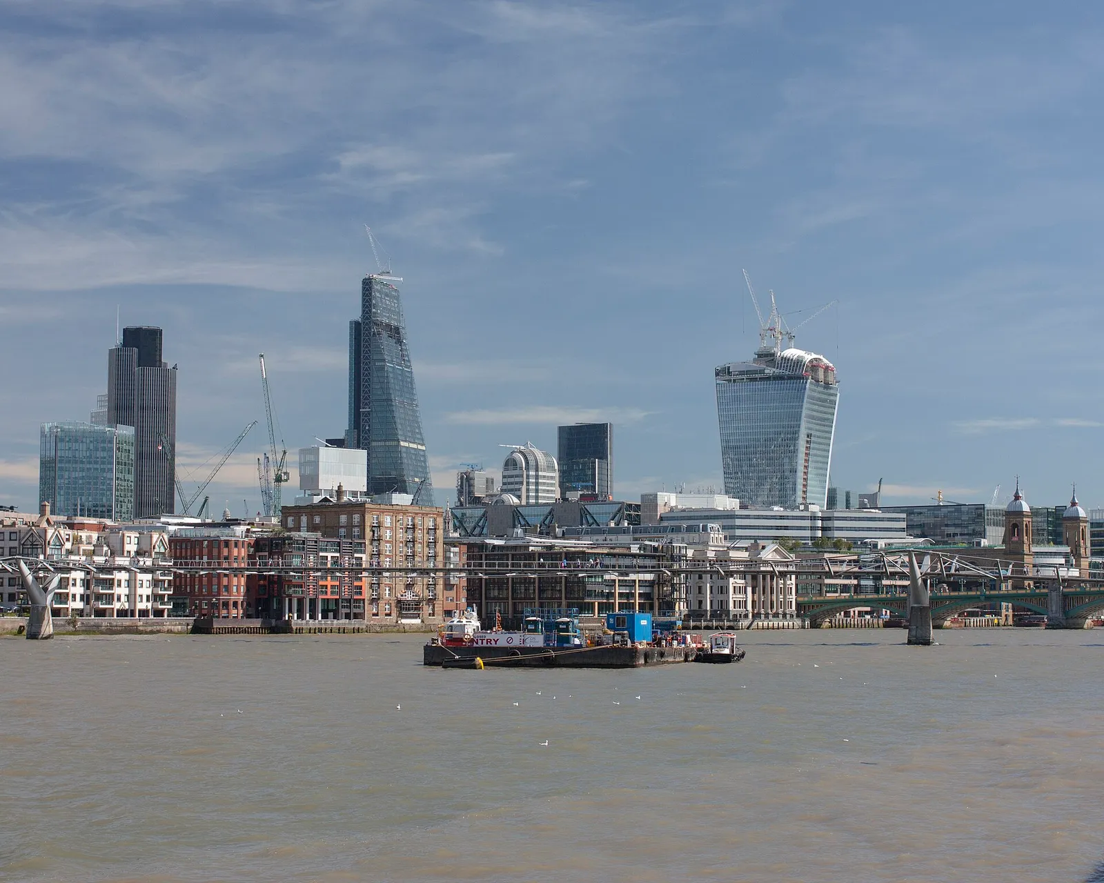 Le quartier financier de la City de Londres