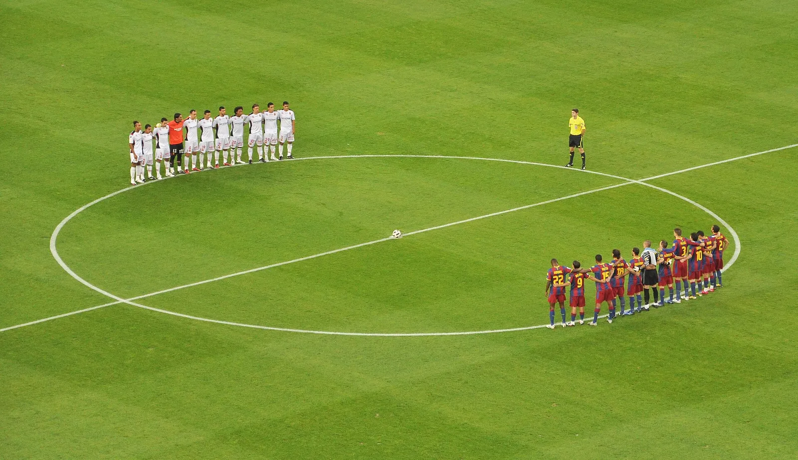 Un match de football (illustration)