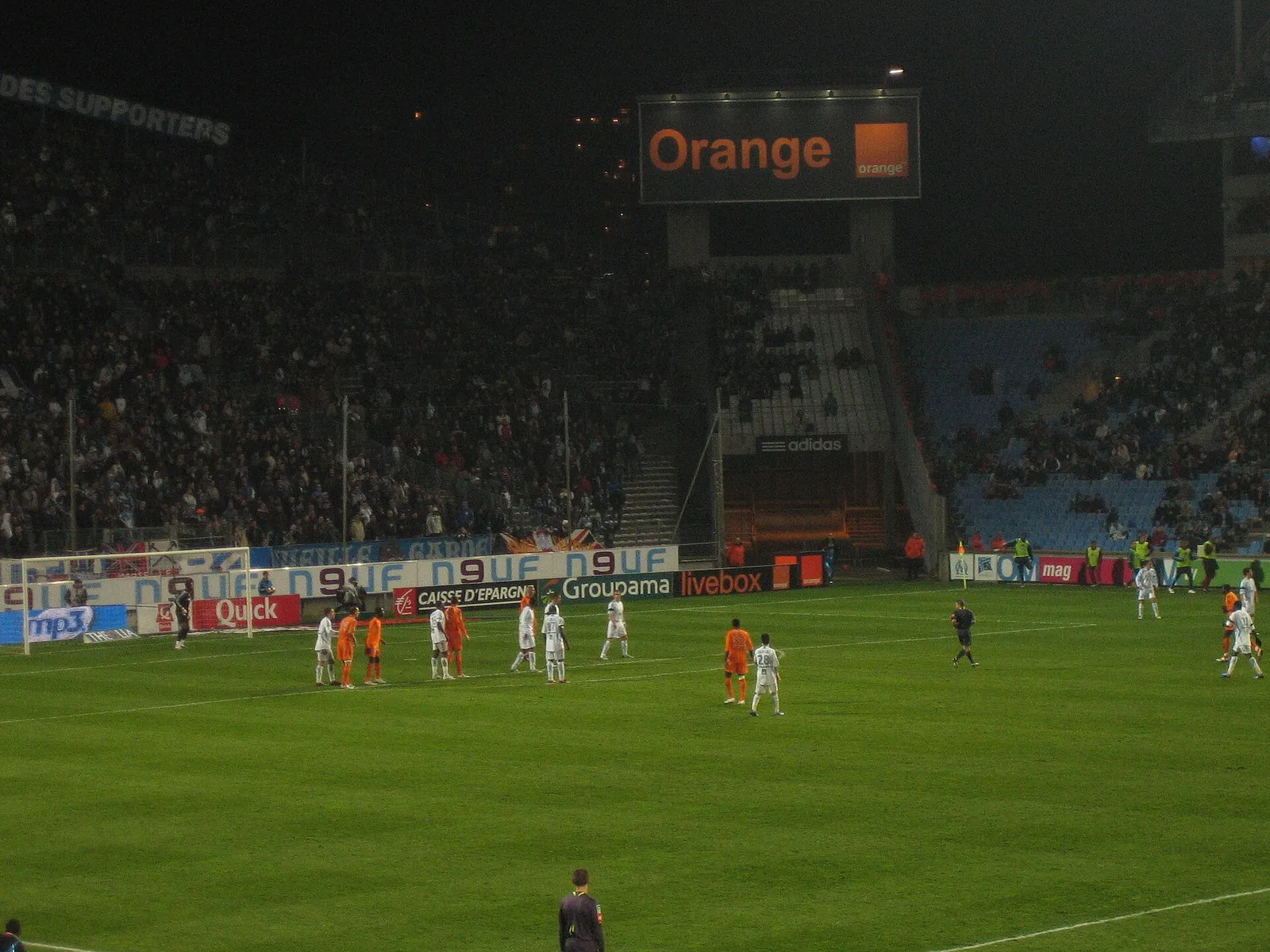 Un match de l'OM au Vélodrome (illustration)