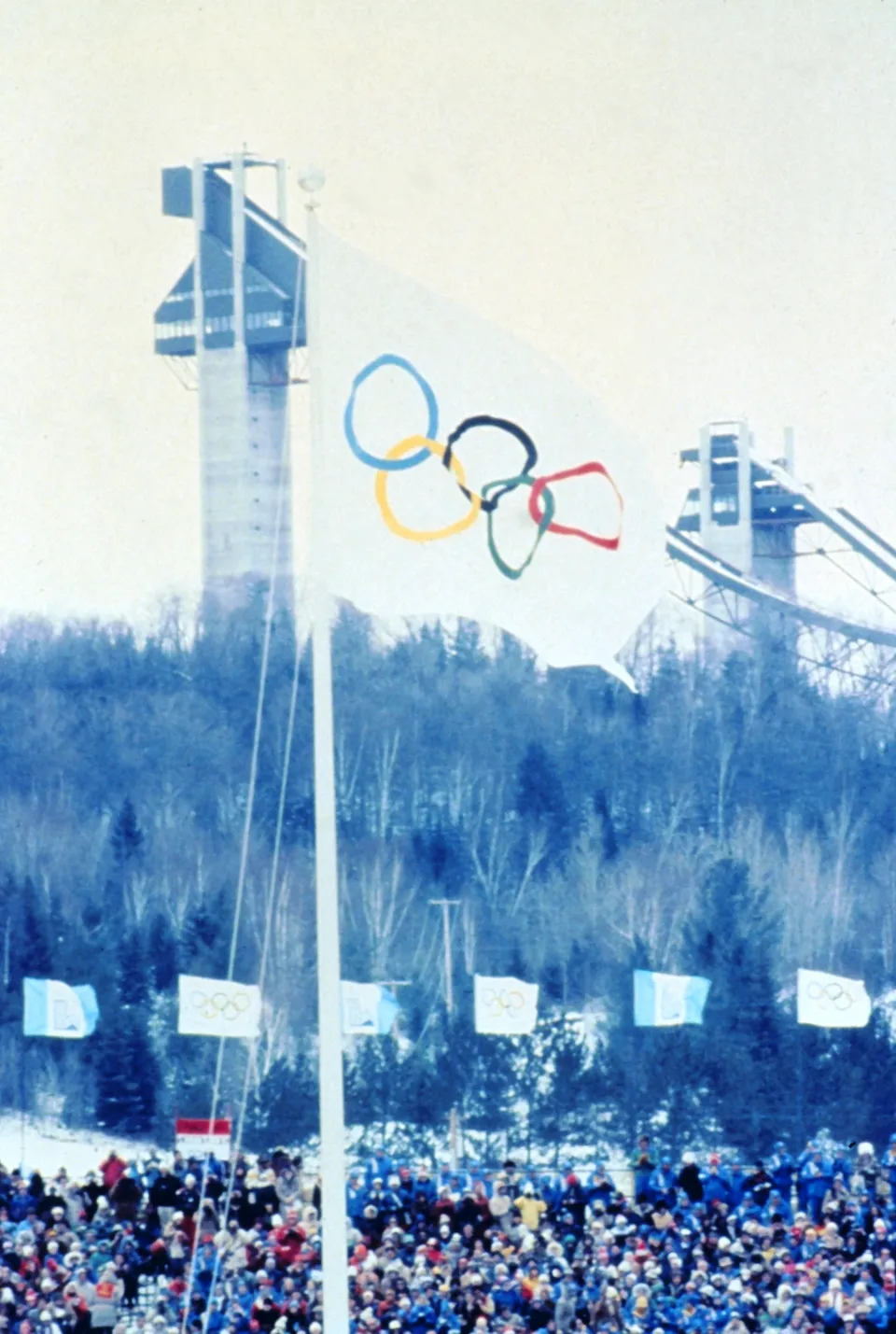 Les anneaux olympiques (image d'illustration)