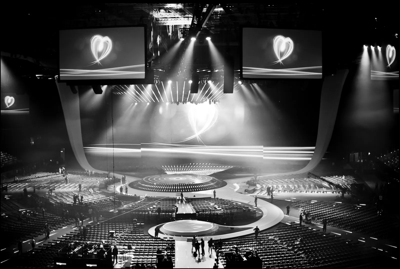 La scène du concours Eurovision (illustration)