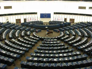 Hémicycle du Parlement européen à Strasbourg (illustration)