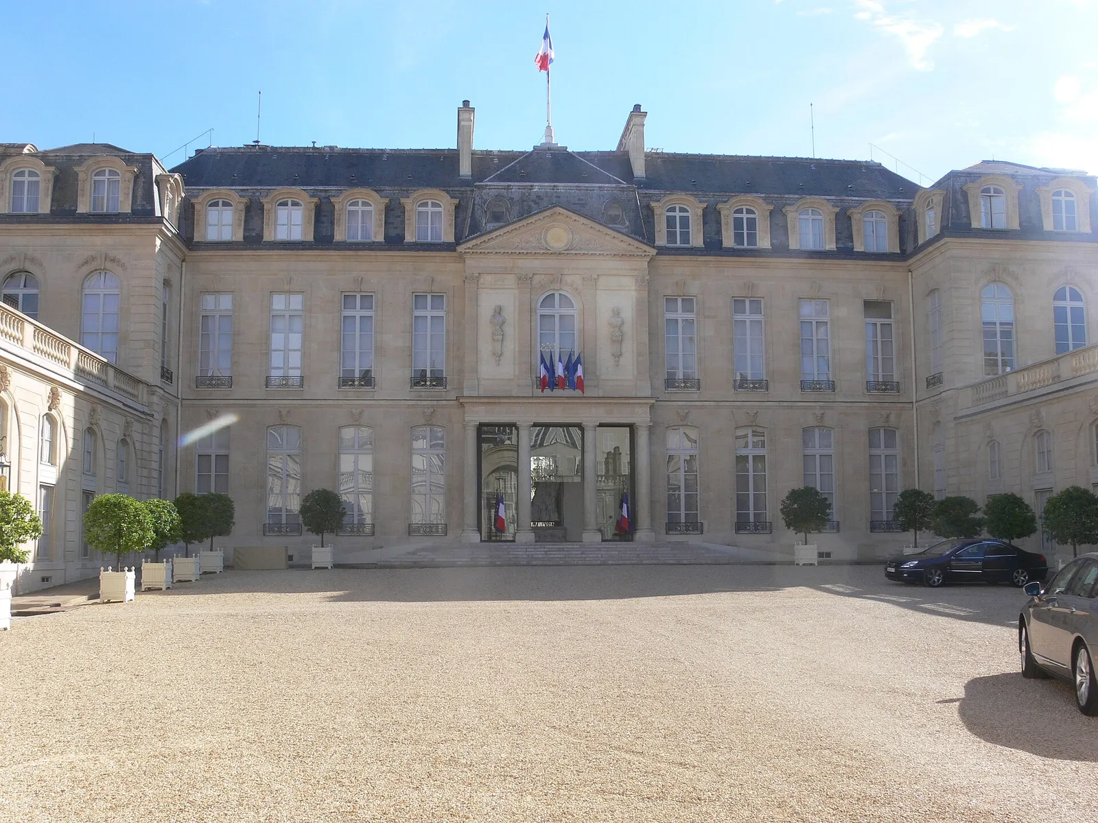 Le palais de l'Élysée, à Paris (illustration)