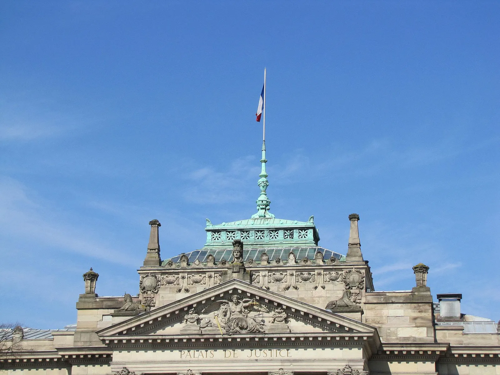 Le palais de justice de Strasbourg (illustration)