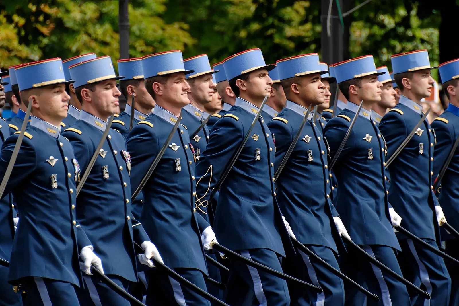 Défilé militaire du 14-Juillet (illustration)