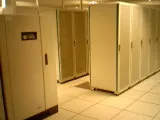Salle de serveurs d'un centre de données (illustration)