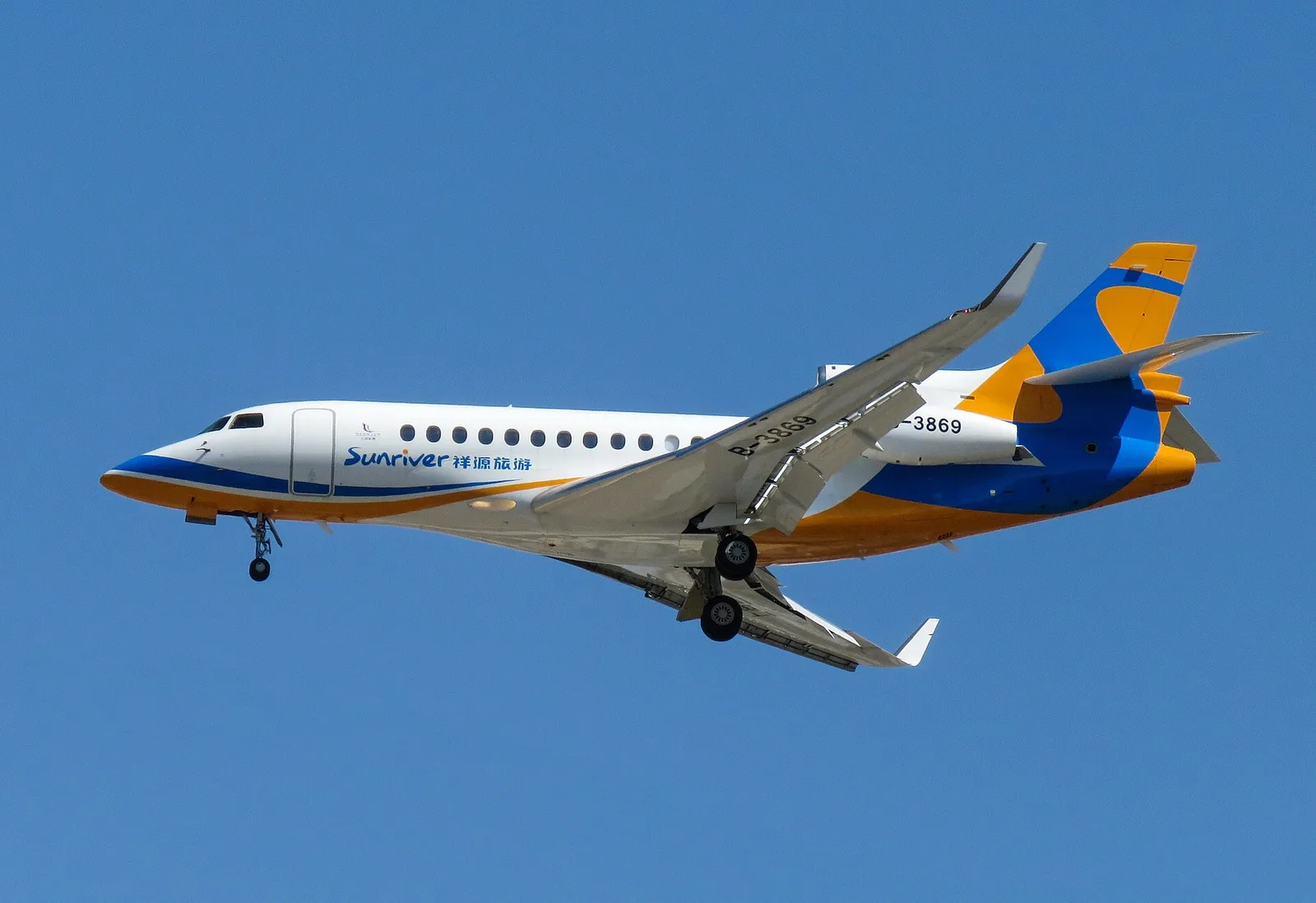Un jet d'affaires Dassault Falcon (illustration)