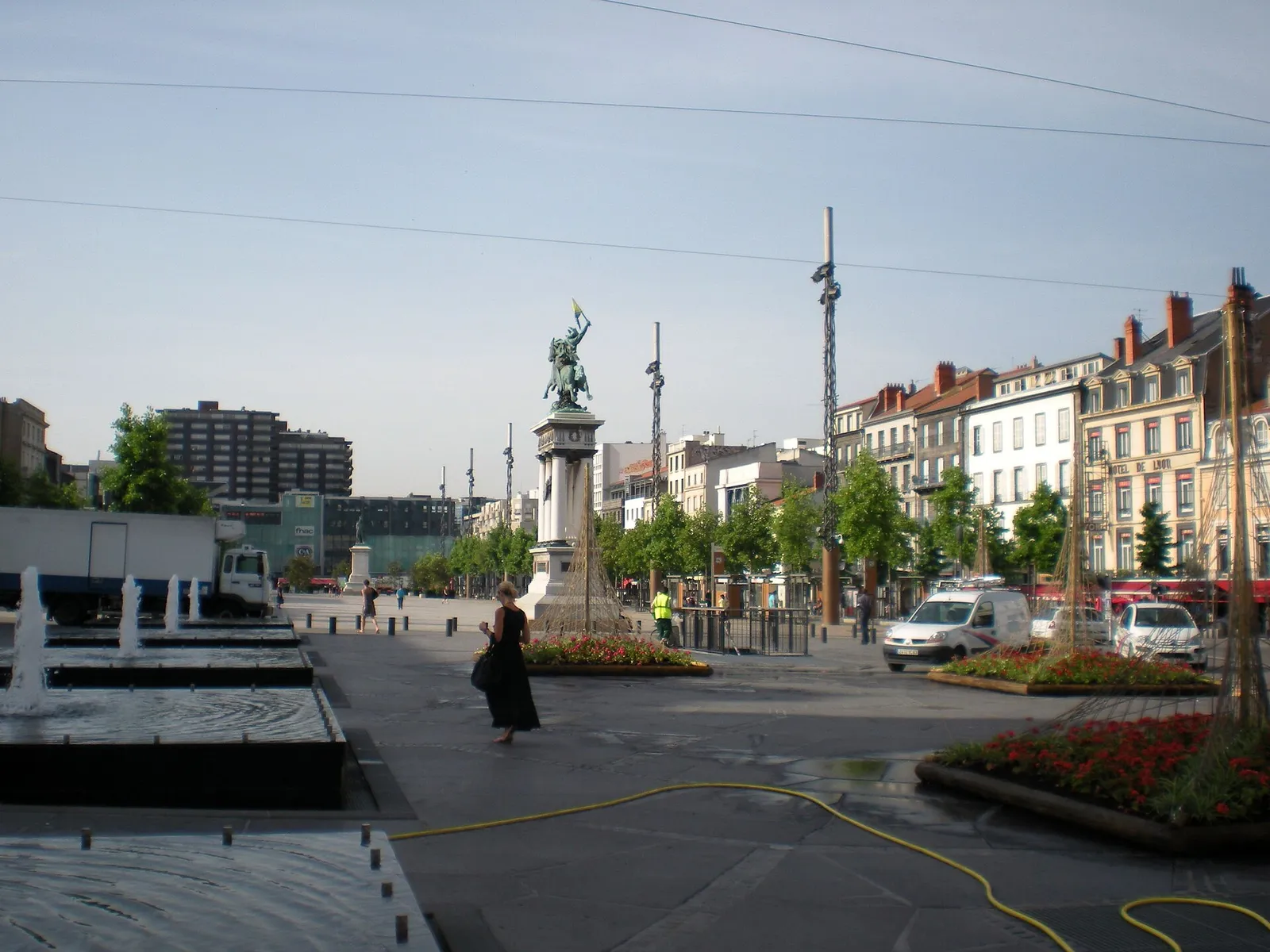 La place de Jaude, à Clermont-Ferrand