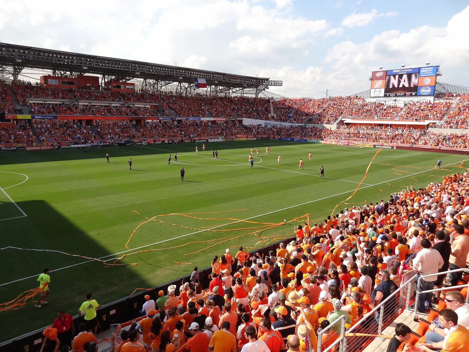 Ambiance de match de football (illustration)