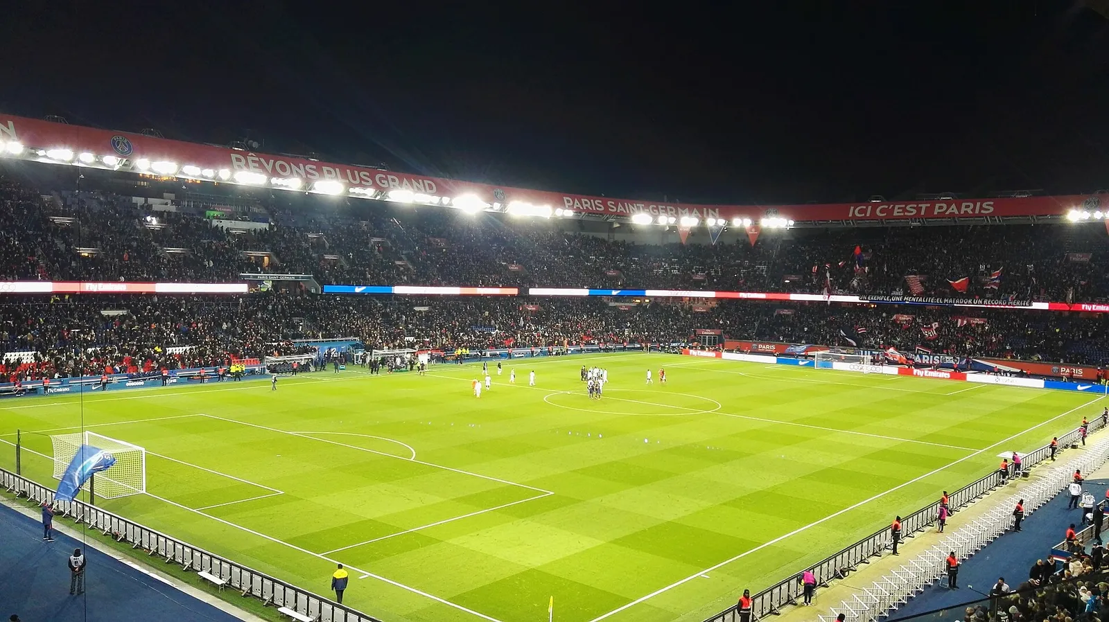 Le Parc des Princes lors d'une rencontre de Ligue 1