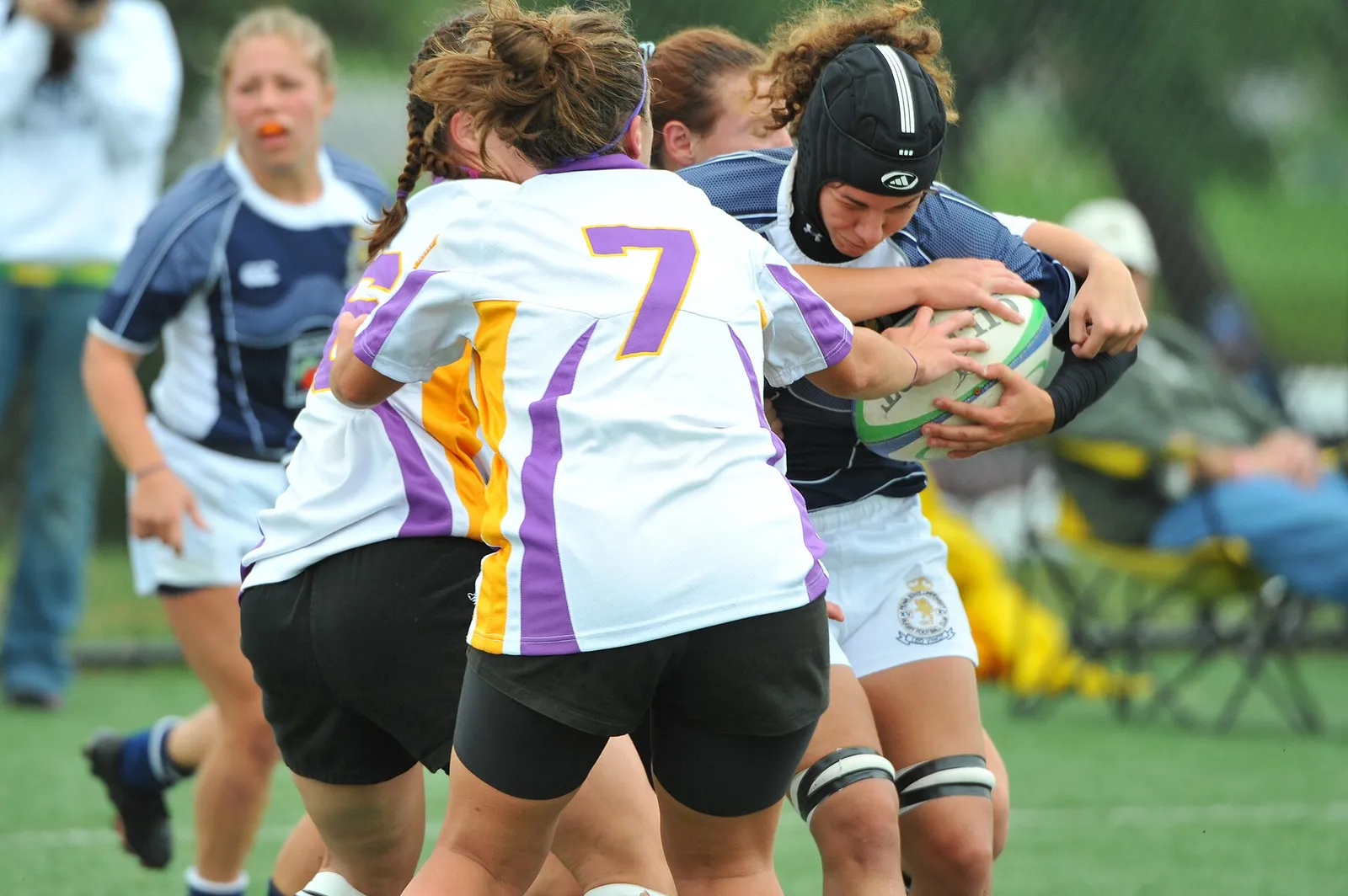 Match de rugby féminin (illustration)