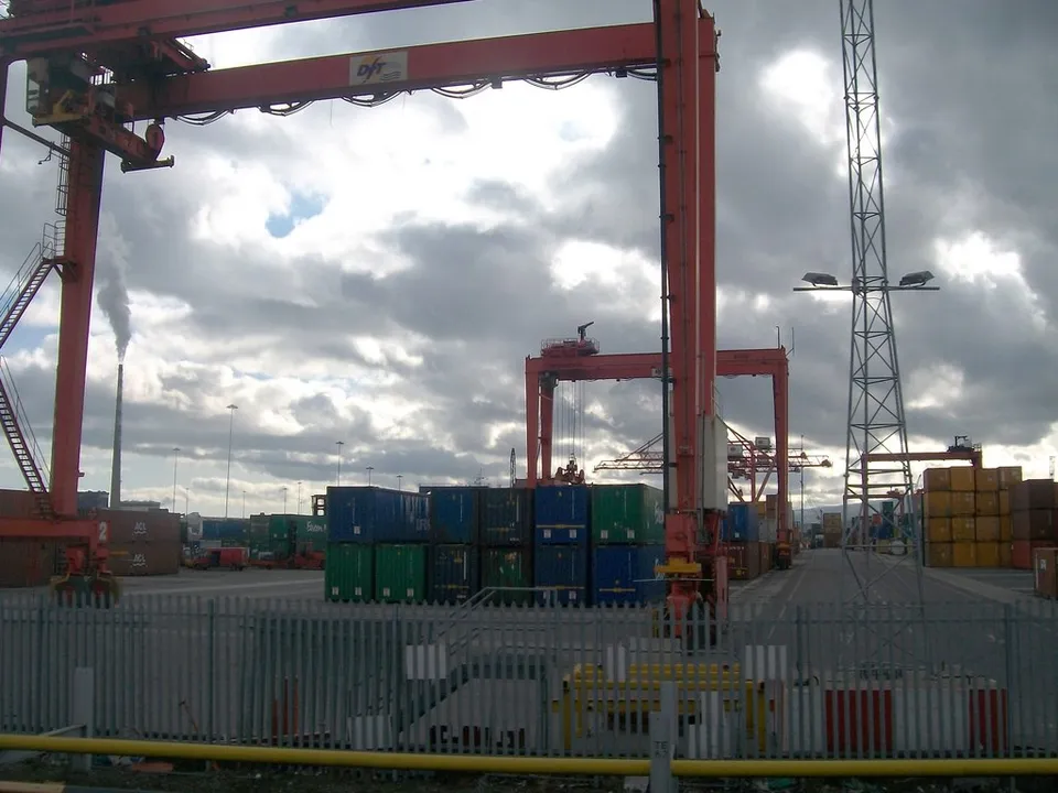 Terminal à conteneurs (illustration)