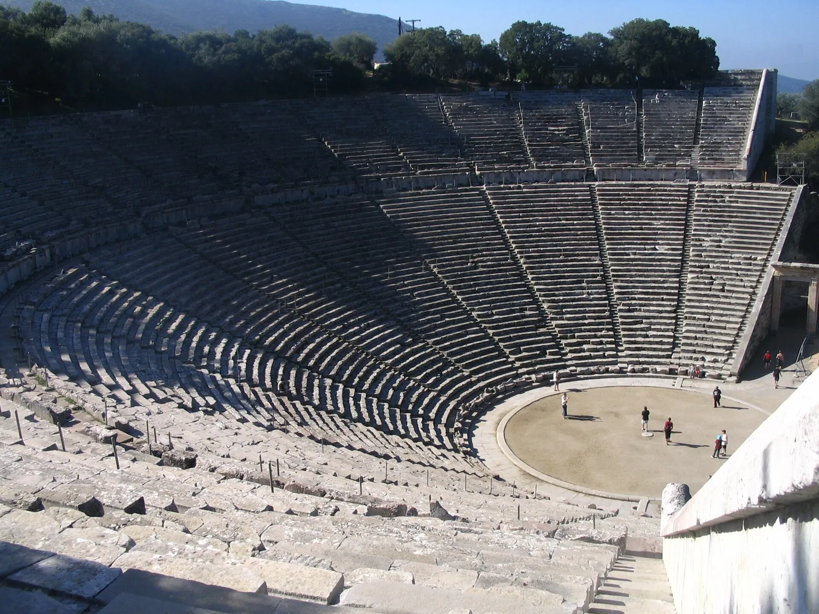 Le théâtre antique d'Épidaure, en Grèce