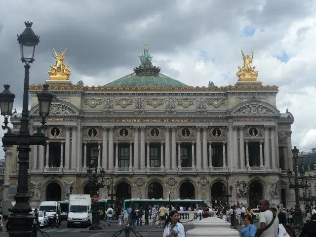 La façade de l'Opéra Garnier, à Paris