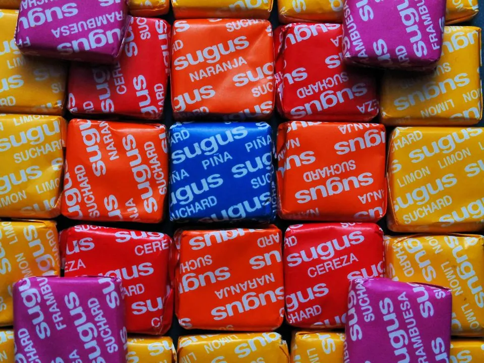 Bonbons emballés (illustration)