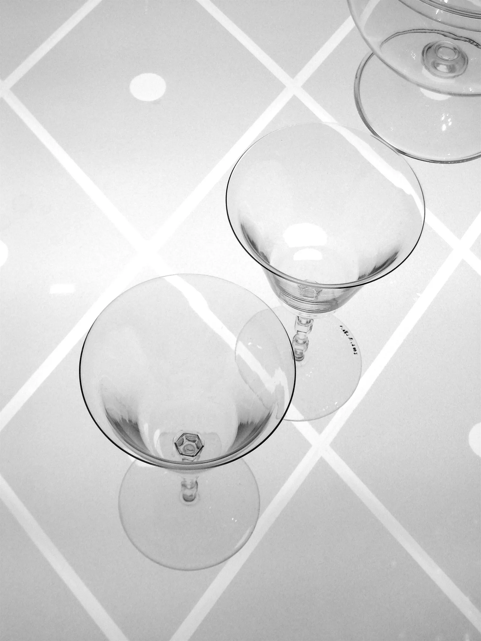 Verres en cristal taillé