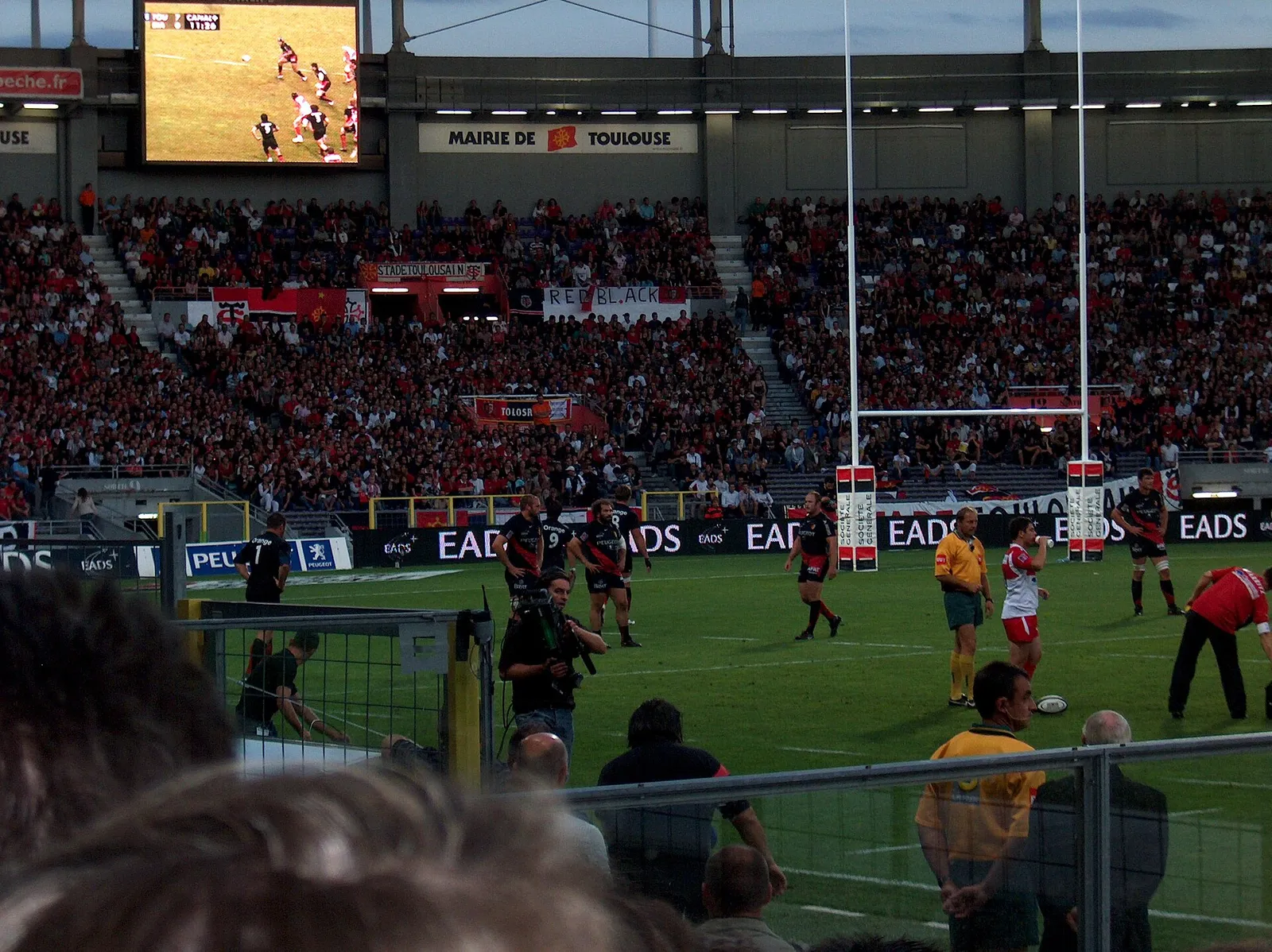 Un match de rugby (illustration)