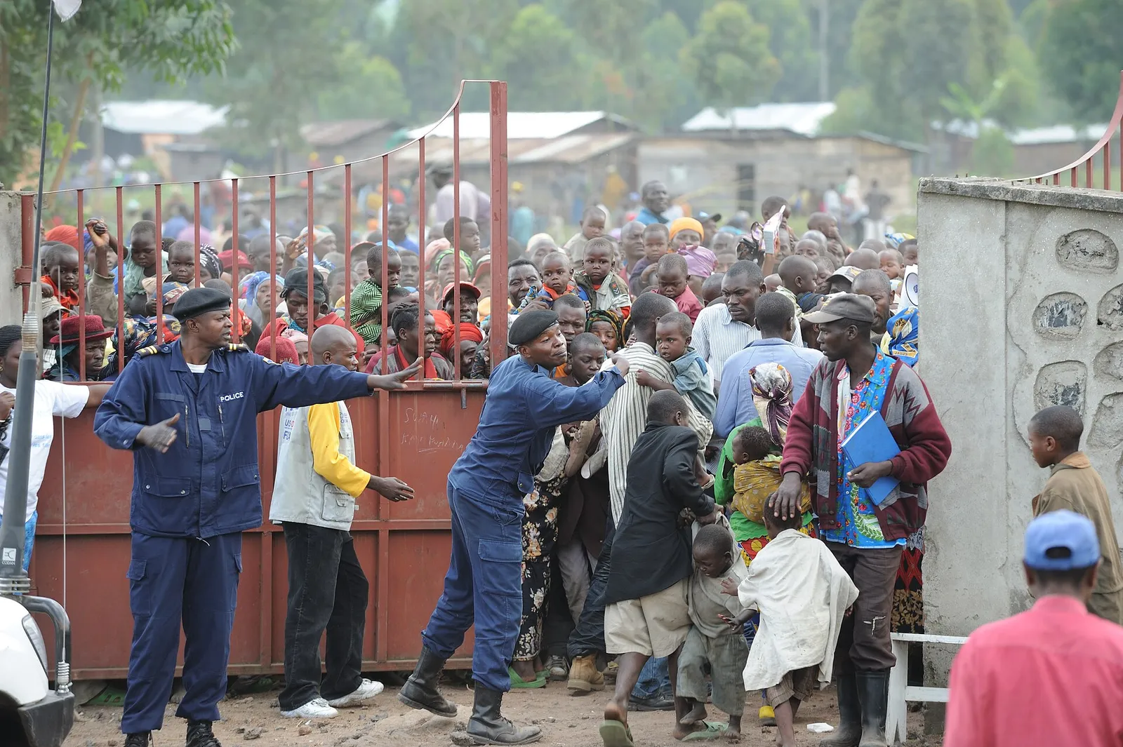 Distribution d'aide humanitaire (illustration)