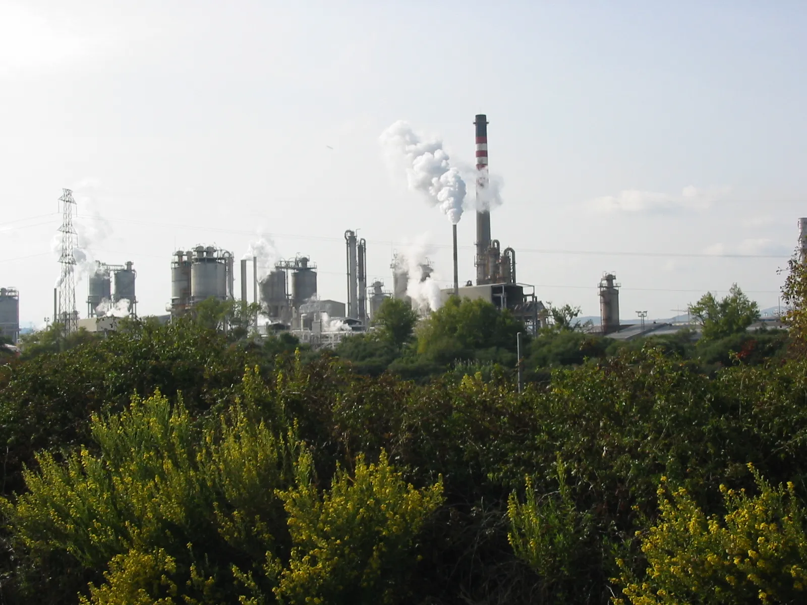 Site industriel (raffinerie) — illustration