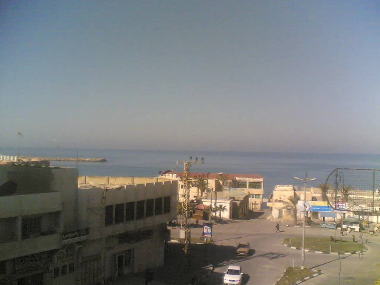 Vue de la ville de Gaza