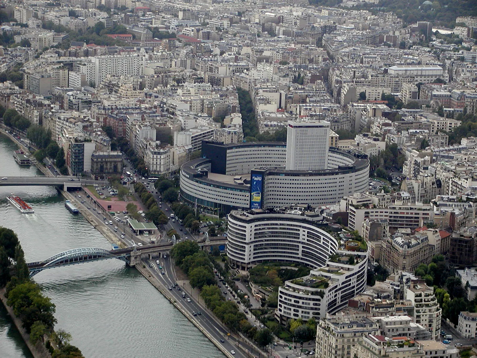 La Maison de la radio, siège de Radio France, à Paris