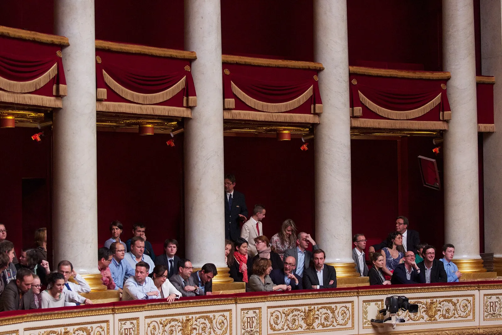 L'hémicycle de l'Assemblée nationale lors d'un vote