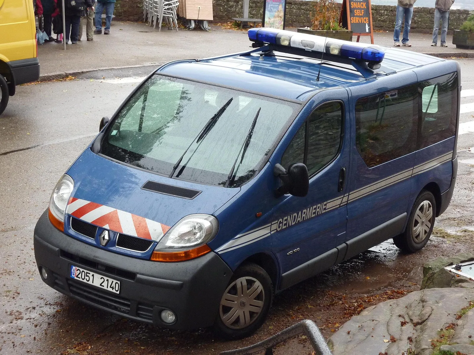 Véhicule de la gendarmerie nationale (illustration)