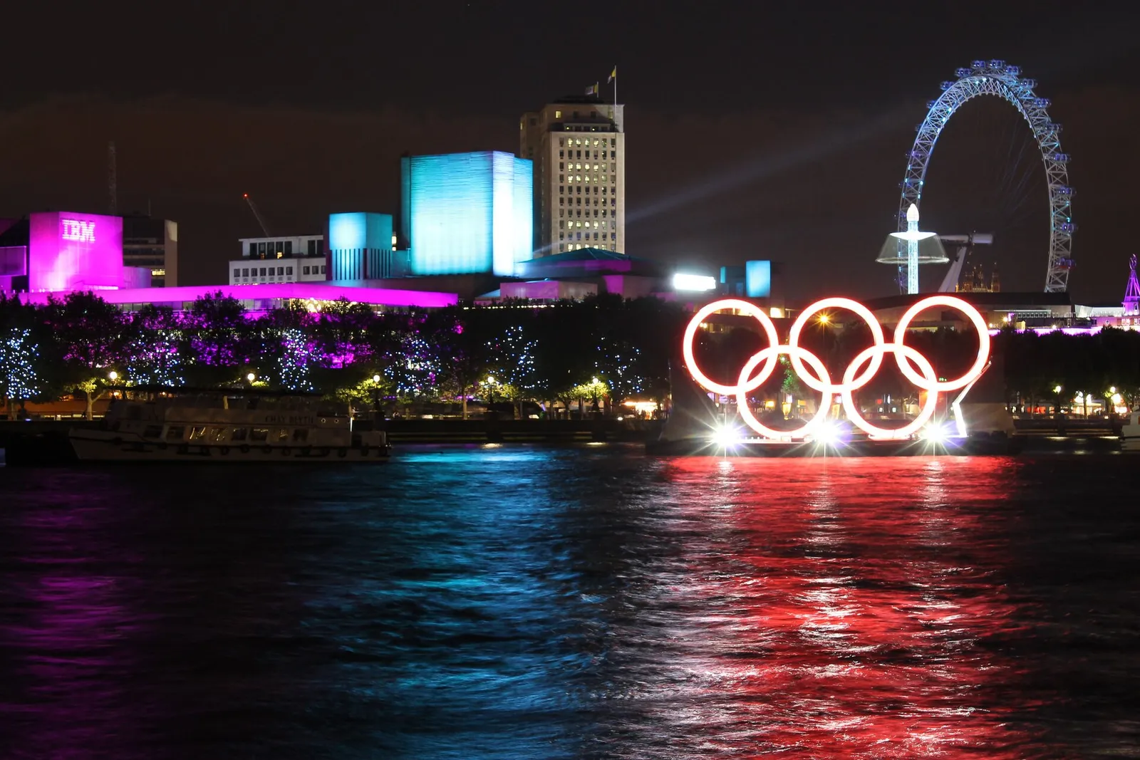 Anneaux olympiques (illustration)
