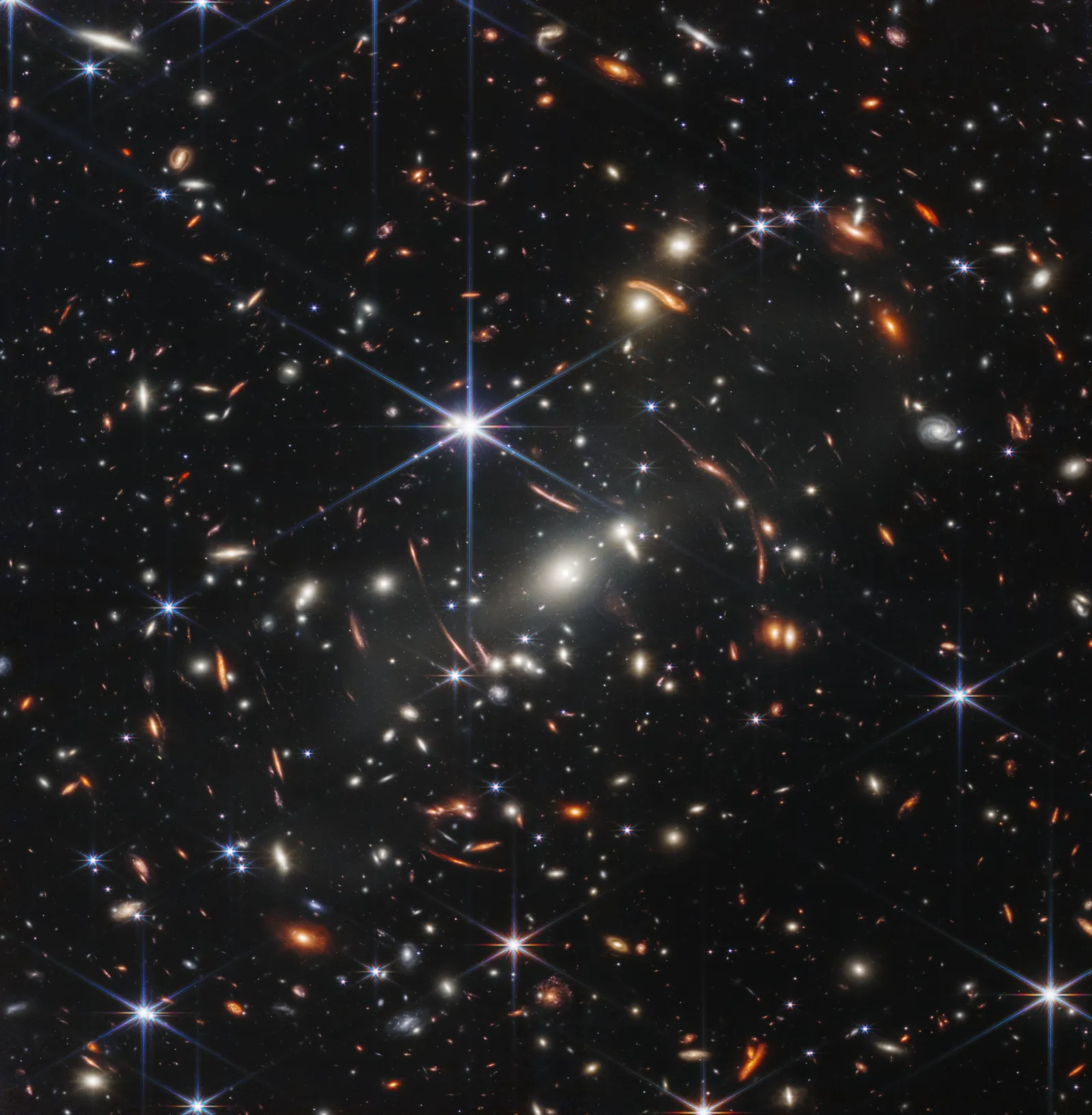 Champ profond du télescope James-Webb montrant des milliers de galaxies