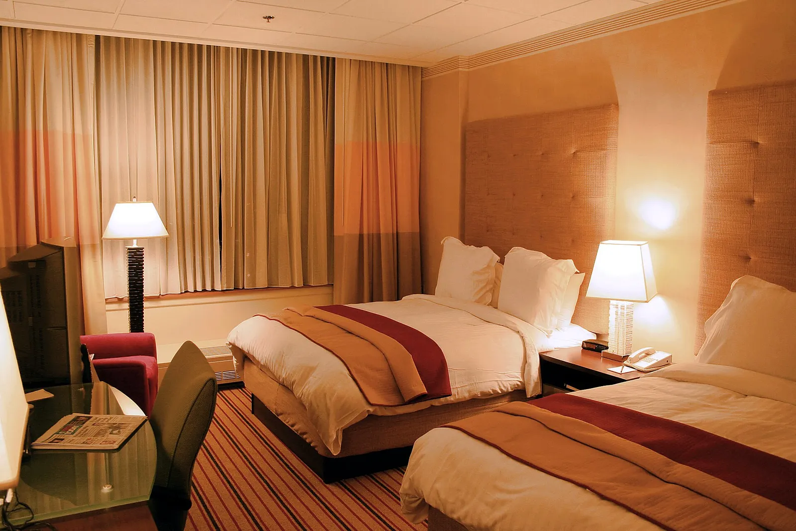 Une chambre d'hôtel (illustration)