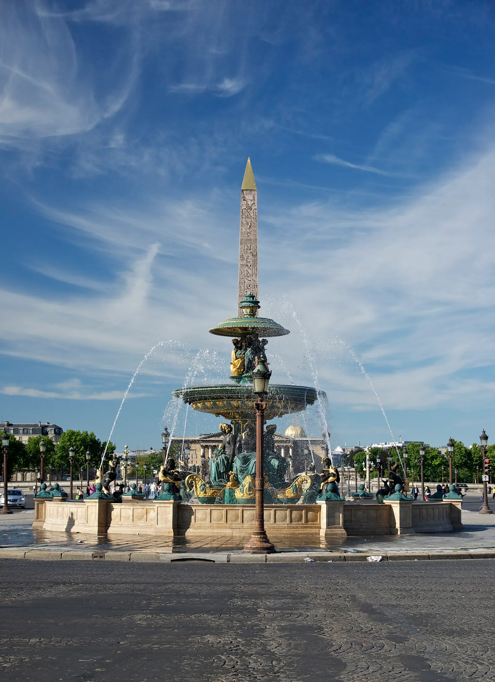 La place de la Concorde, à Paris (illustration)