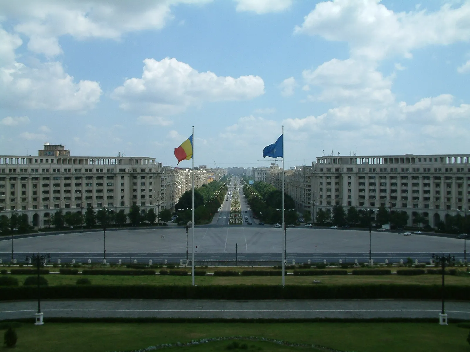 Le Palais du Parlement à Bucarest