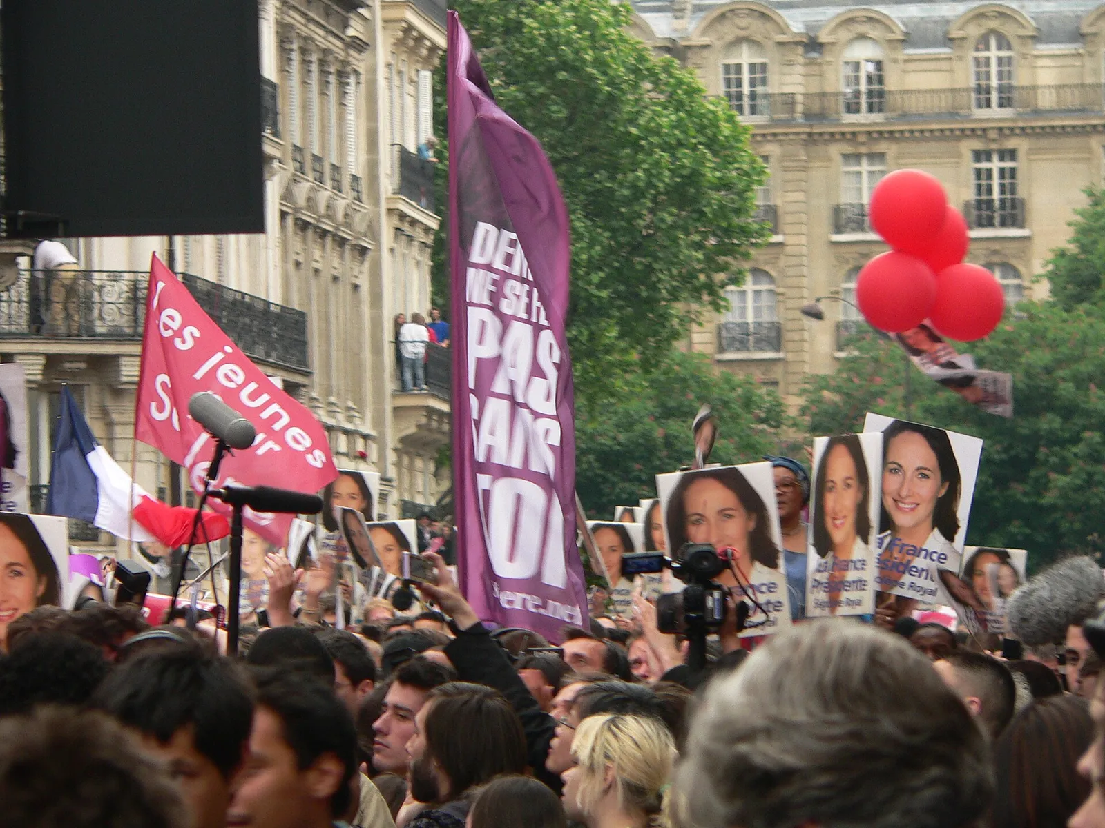 Ségolène Royal lors d'un rassemblement (photo d'archive)