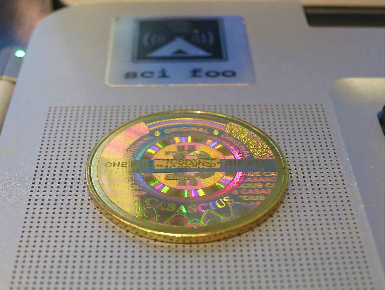 Une pièce symbolisant le bitcoin (illustration)