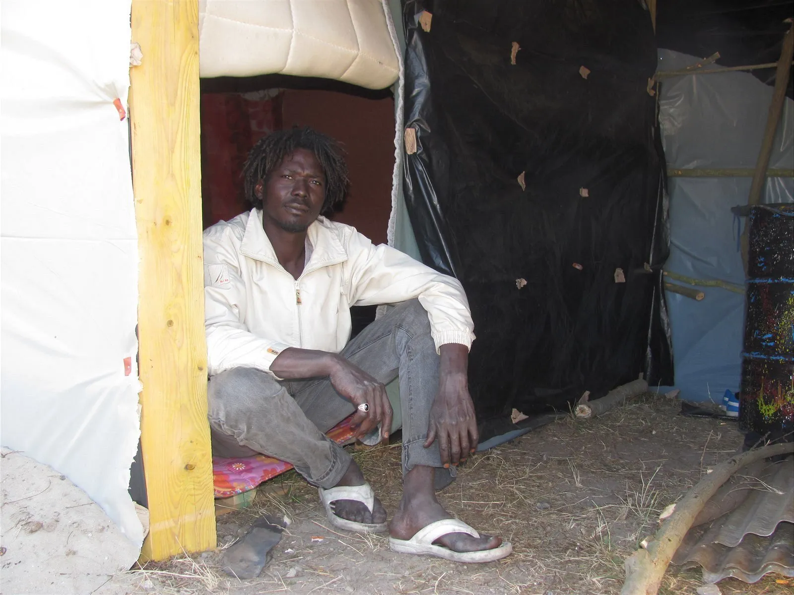 Campement de migrants à Calais (illustration)