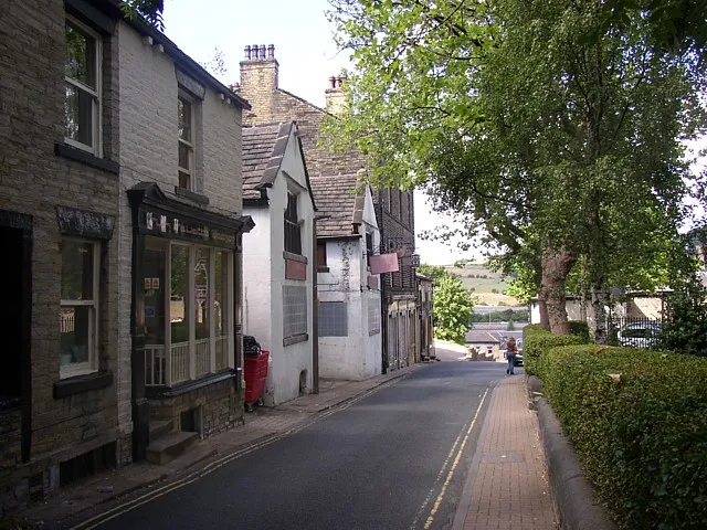 Une rue commerçante (illustration)